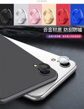 将图片加载到图库查看器，Camera Cover Anti-Scratch Tempered Glass Film For iPhone XR Camera Lens Protector Ring Plating Aluminum For iPhone XR Camera Case Cover Ring Protection
