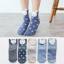 将图片加载到图库查看器，5pairs 100% Cotton Unisex Baby Socks for Girls&amp;boys Children Soft Winter Cute Cartoon Socks Set For Baby
