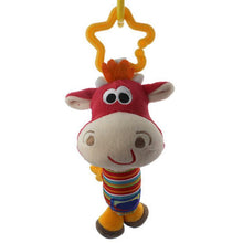将图片加载到图库查看器，Colorful Baby Kids Rattle Toys Cartoon Animal Plush Hand Bell Baby Stroller Crib Hanging Rattles For Infant Baby Toys
