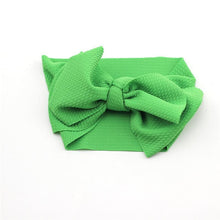 Load image into Gallery viewer, Adjustable Big Bow Headwrap  Top Knot Headbands Over Sized Bow Hair Turban for Newborn Girl
