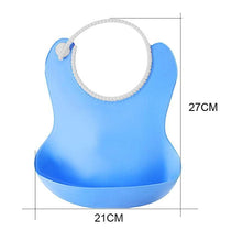 Load image into Gallery viewer, Modern Baby Plastic Bibs Waterproof Lunch Bibs for Boys &amp; Girls Infants Silicone Feeding Baby Saliva Waterproof Aprons for Baby
