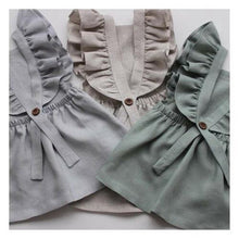 Load image into Gallery viewer, Modern Summer Casual Cute Infant Kids Baby Girl Summer Color Ruffle Princess Party Dress Clothes
