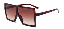 Load image into Gallery viewer, Oversized Luxury Trend New  Woman Sunglasses With Black Fashion Square Glasses And Big Frame Sunglasses In  Modern Glasses Famous Style
