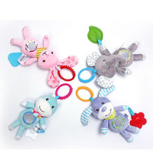 Load image into Gallery viewer, Modern Baby Rattles Stroller Hanging Soft Toy Mobile Cute Animal Doll Elephant Rabbit Dog Baby Crib Hanging Bell Toys For Kids and Baby
