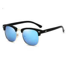 Load image into Gallery viewer, Universal Polarized Elegant and Luxury Brand Design Eye Retro Sunglasses For  Women and Man Semi Rimless Classic Men Sunglasses Oculos De Sol With UV400 Protection
