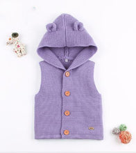 Load image into Gallery viewer, Winter Hooded Knitted Long Sleeve  Sweaters For Newborn Babies
