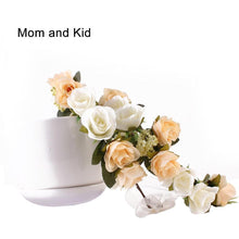 Load image into Gallery viewer, Luxury Modern Matching Flower Headband Lovely Newborn Headband Flower Crown Wreath for Mother and Kids

