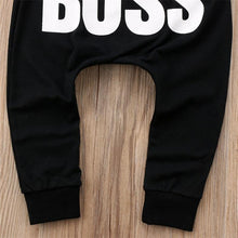 将图片加载到图库查看器，Modern Printed Baby Letter BOSS Pants Cotton Baby Pants / Casual Trousers for Boy and Girl Clothes
