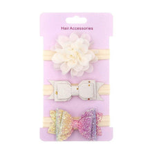 Load image into Gallery viewer, Luxury Modern Baby Headband Crown Flower Bows Hairband Baby Girl Headbands Newborn Hair Accessories Elastic Baby Hair Band
