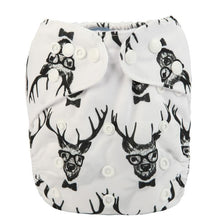 将图片加载到图库查看器，Baby Pocket Cloth Diaper Nappy Reusable Adjustable Washable No Inserts Nappie For Baby In Modern Printed Style
