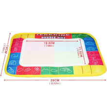 将图片加载到图库查看器，Baby Kids Drawing Water CDarpet with Magic Pen Doodle Painting Picture Water Drawing Play Mat in Drawing Toys Board Gift
