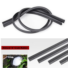 将图片加载到图库查看器，2Pcs/lot Universal AAA Grade Auto Vehicle Insert Soft Rubber Strip Refill For Frameless Wiper Blades 6mm 26" 24" Car Accessories
