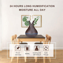 Load image into Gallery viewer, 500ML Essential Oil Diffuser Waterless Auto Off,Seven Color Ultrasonic Aromatherapy Humidifier with Adjustable Mist Model,Diffuser for Bedroom Bathroom Home Office spa Yoga
