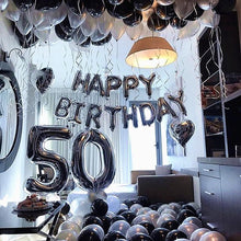 将图片加载到图库查看器，Luxury Big Modern 32inch Number Foil Helium Balloons For Birthday Party and Celebrations Modern Decoration
