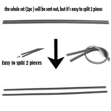 将图片加载到图库查看器，2Pcs/lot Universal AAA Grade Auto Vehicle Insert Soft Rubber Strip Refill For Frameless Wiper Blades 6mm 26" 24" Car Accessories
