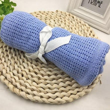 Load image into Gallery viewer, Baby Blanket Cotton Super Soft Blankets Newborn Swaddle Infant Wrap Bath Towel Girl Boy Stroller
