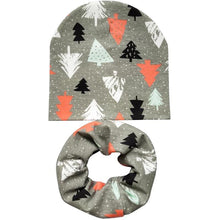 将图片加载到图库查看器，Modern Cartoon Cotton Baby Hat Winter Baby Girls Hat Newborn Boys Hats Kids Cap Scarf Set Children Beanies For Kids With Scarf
