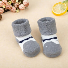 Load image into Gallery viewer, Cute Newborn Baby Cartoon Anti Slip Floor Socks For Baby Girl And Boy Casual Design Soft Warm Socks For Kids
