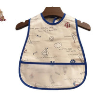 将图片加载到图库查看器，Adjustable Baby Bibs Waterproof Lunch Feeding Bibs Baby Cartoon Feeding Cloth Children Baby Bib for Kids
