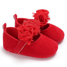 将图片加载到图库查看器，Infant Newborn Soft Sweet Baby Shoe Kids Wedding Party Dress Footwear Children Princess First Walker Baby Girl Shoes
