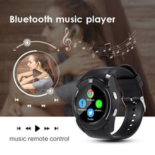 Load image into Gallery viewer, Famous Sport Men Smart Watch WIth SIM card For Android and IOS sistems With Camera Rounded Answer Call Dial Call Smartwatch and  Heart Rate Fitness Tracker
