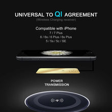 Load image into Gallery viewer, QI Wireless Charger Receiver For iPhone 5 5s 7 7Plus 6 6Plus Universal Wireless Charging Receiver for Micro USB Type-C Phone
