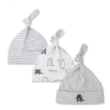 将图片加载到图库查看器，Printed Baby Hats &amp; Caps For Newborn Baby Accessories In Elegant Modern Design Set Of 3PCS For Baby Kids
