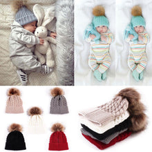 Load image into Gallery viewer, Modern Trendy Baby Girls Unisex Knitted Crochet Beanie Winter Warm Hat Cap For Kids
