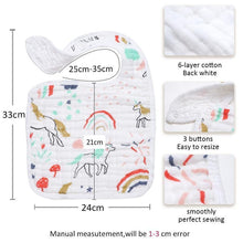 Load image into Gallery viewer, Cotton Baby Burp Cloth For Toddlers Feeding Durable Apron Multi-use Saliva Towel Scarf And Bandana Bibs
