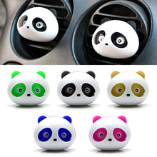 将图片加载到图库查看器，FORAUTO Car Air Freshener Auto Care Perfume Cute Panda  Vent Freshener Interior Decoration Car Accessories
