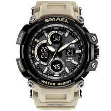 Load image into Gallery viewer, Orange Modern Sport  Waterproof 50M Men Watches With LED Digital Display In Military Armi Relogio Masculino Style

