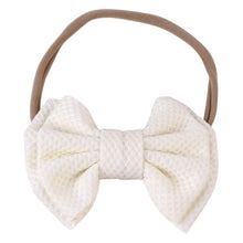 Load image into Gallery viewer, Luxury Modern Baby Headband Newborn Toddler Turban Baby Girls Head Wrap Cute Over Sized Bow Big Knot

