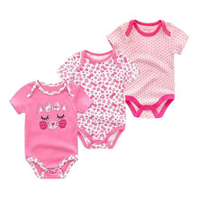 将图片加载到图库查看器，Modern 3PCS Baby Girl And Boy Newborn Boy Short Sleeve Baby Romper Jumpsuit Set For Boys and Girls
