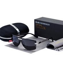 Load image into Gallery viewer, Luxury Elegent Polarized Sunglasses Rimless Sunglasses Luxury Brand Designer For Men and Boys With UV400 Protection
