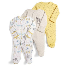 将图片加载到图库查看器，3pcs Set Baby Romper Newborn Sleep suit Flower Baby Rompers Infant Baby Clothes Long Sleeve Newborn Jumpsuits Pajamas for Kids
