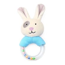 将图片加载到图库查看器，Modern Luxury Baby Rattle Toys Rabbit Plush Baby Cartoon Bed Toys for Newborn Educational Toy Rabbit Bear Hand Bells For Kids and Baby

