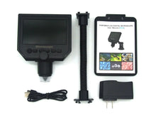 将图片加载到图库查看器，G600 600X electronic USB microscope digital soldering video microscope camera 4.3 inch lcd Endoscope magnifying Camera +LED
