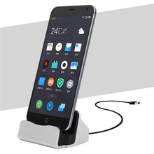 将图片加载到图库查看器，USB Cable Sync Cradle Charger Base For Android Type C Stand Holder Charging Base Dock Station
