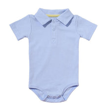 Load image into Gallery viewer, Summer Baby Boy/Girl Turn-down Collar Rompers Infant Newborn Cotton Clothes Jumpsuit
