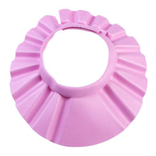 Load image into Gallery viewer, Brand New Baby Children Kids Safe Shampoo Bath Shower Cap Sheild Hat Wash Hair Shield elastic Cap For Kids In Modern Deign
