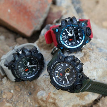 将图片加载到图库查看器，Popular Men Military Army Mens Watch With Led Digital Display Analog Automatic Watch for Men and Woman Sport watch
