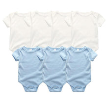 Load image into Gallery viewer, Unisex Newborn Baby Rompers Clothing Infant Jumpsuits 100%Cotton Children 7Pcs/Lot Set for Girls and Boys Jumpsuits For Kids
