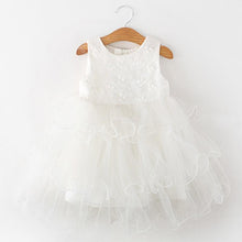 将图片加载到图库查看器，Luxury Modern Flower Newborn Baby Dress New Summer Cute Baby Girls Clothes Tulle Lace Infant Party Clothing Dress For Girls
