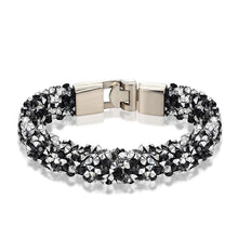 将图片加载到图库查看器，New Modern Fashion Luxury Crystal Shiny Bracelet Amazing Copper Alloy Elegant Bracelet Valentine's Day For Women
