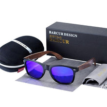 将图片加载到图库查看器，High Quality Bamboo Handmade Walnut Sunglasses For Men and Women with  Anti-Reflect Mirror Sunglasses With  UV400 Protection
