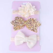 Load image into Gallery viewer, Baby Girls Headband Set Bow Knot Head Bandage Kids Toddlers Headwear Flower Hair Band Infant Clothing Accessories
