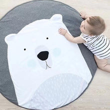 将图片加载到图库查看器，Luxury Mdoern Cartoon Animals Baby Play Mat Foldable Kids Crawling Pad Round Carpet Rug Toys Cotton Children Room Decor Photo Props Carpet For Kids
