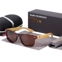Load image into Gallery viewer, Natural Handmade Polarized Bamboo Classic Sunglasses for Men and Woman  Wooden Sunglasses Oculos de sol masculino With UV400 Protection for eye
