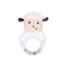 将图片加载到图库查看器，Modern Luxury Baby Rattle Toys Rabbit Plush Baby Cartoon Bed Toys for Newborn Educational Toy Rabbit Bear Hand Bells For Kids and Baby
