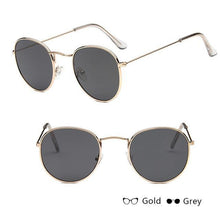 Load image into Gallery viewer, Luxury Leon Classic Small Round Unisex Sunglasses For Women and Men Mirror Sun Glasses Vintage Style With UV400 Protection
